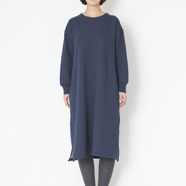 TUTIE./コットン裏毛起毛ワンピース -冬を暖かく過ごせる優しい肌触り